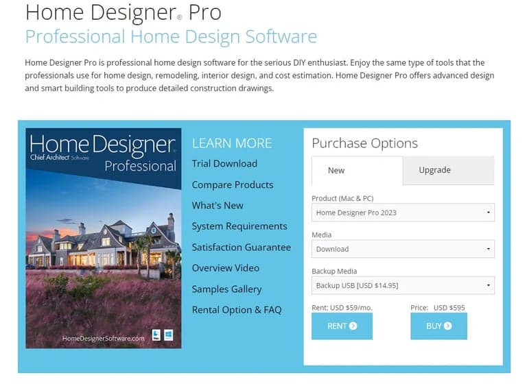 Home Designer Pro logiciel decoration interieur