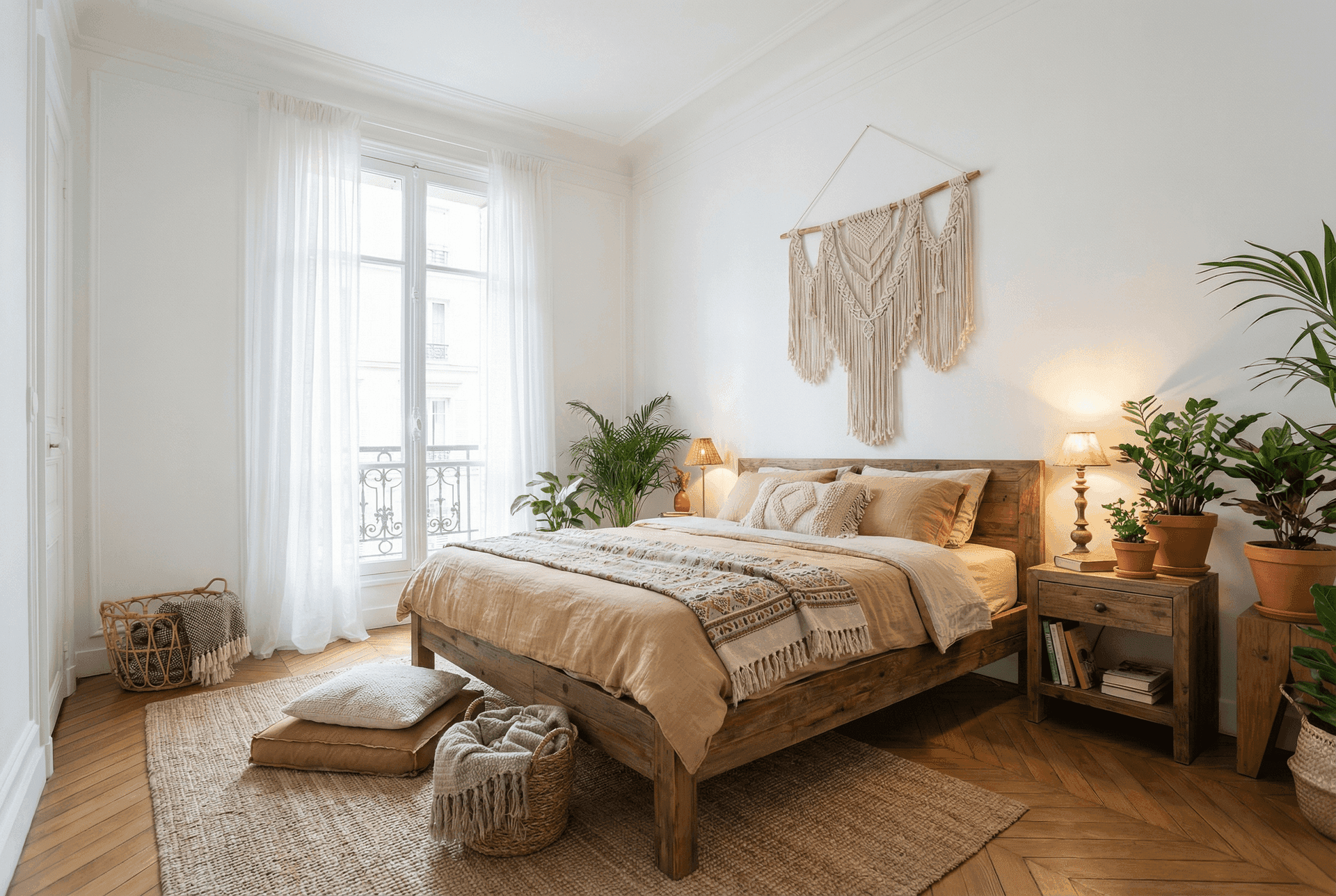 Comparaison avant/après, chambre, après