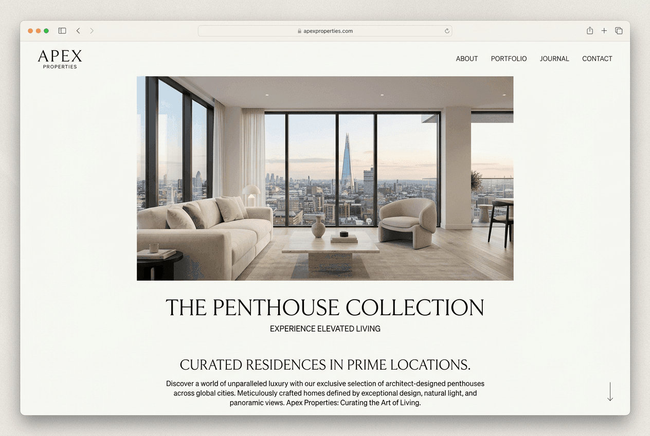 Landing page
