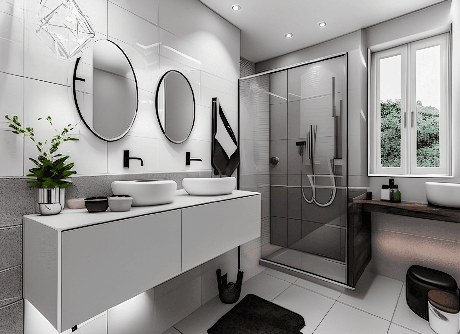 Rénovation d'une salle de bain par IA