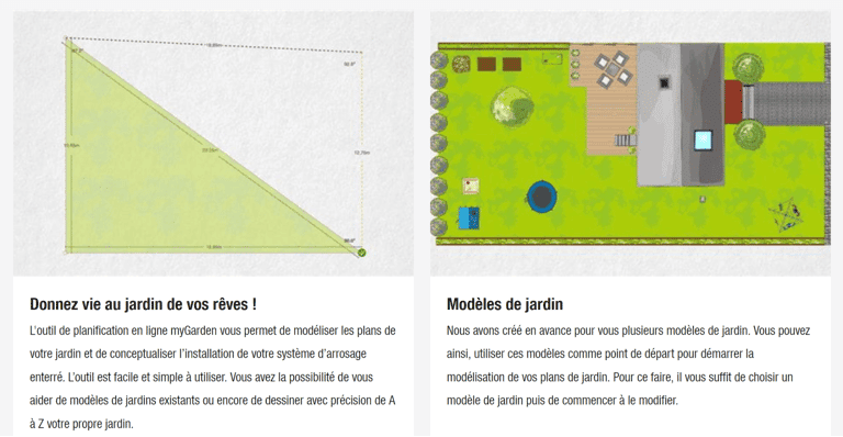 My Garden (Gardena) logiciel amenagement exterieur