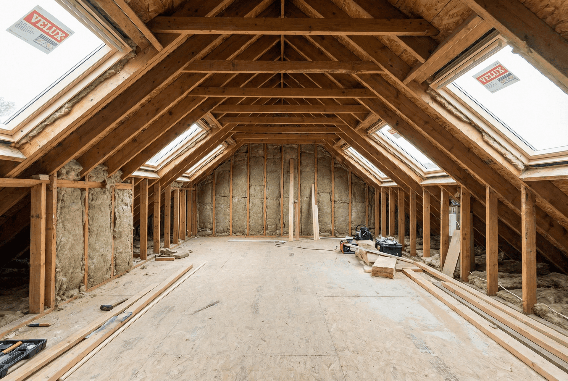 Combles bruts